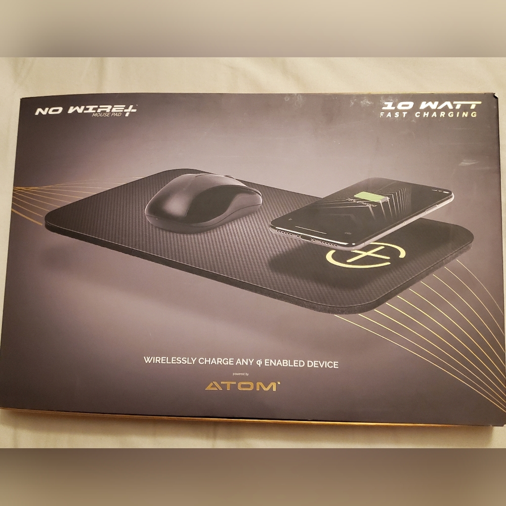 NWOT No Wire+ Wireless Mouse Mat by ATOM